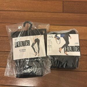 💰💰 HUE 2 Piece Bundle Ponte Leggings XS